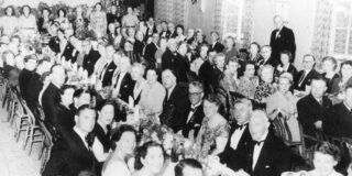 people eating a meal